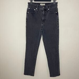 Madewell The Perfect Vintage Jean Gray Clean Hem - Size 25